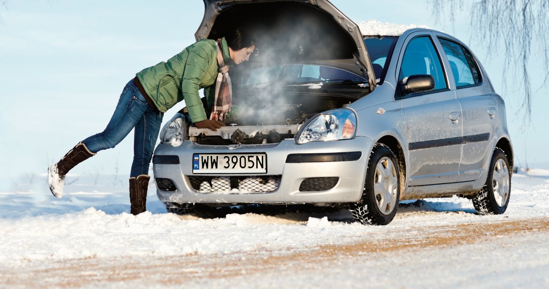 Awaria auta w zimie