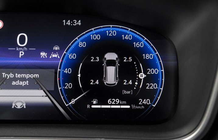 Toyota Corolla Cross - obsługa zegarów