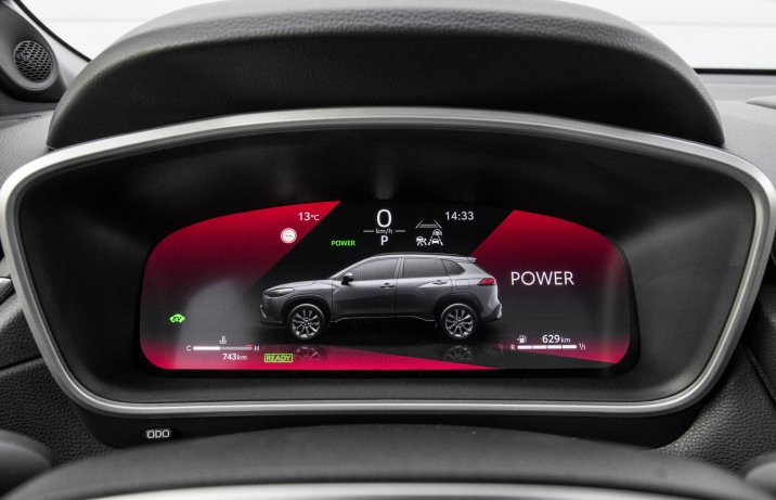 Toyota Corolla Cross - zmiana trybu jazdy