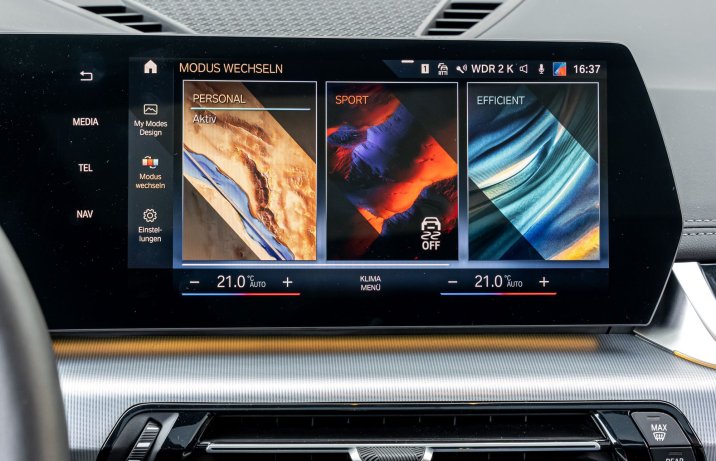 BMW X1 - tryby jazdy