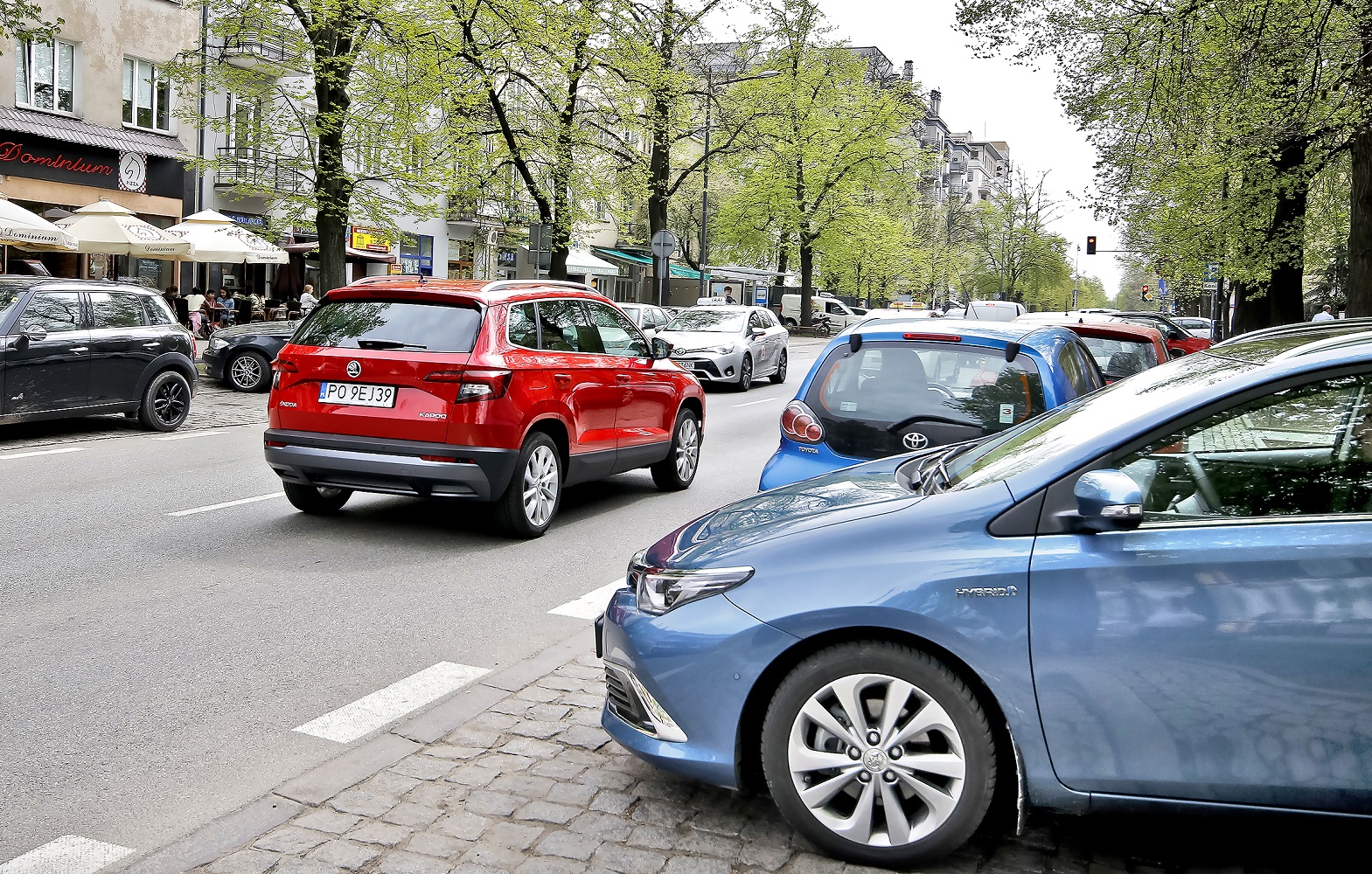 szukanie miejsca parkingowego proba 1 w kolko