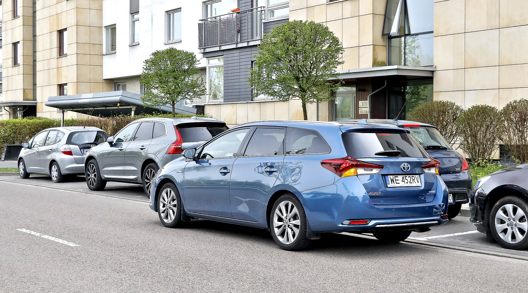 szukanie miejsca parkingowego proba 3 zatrzymanie