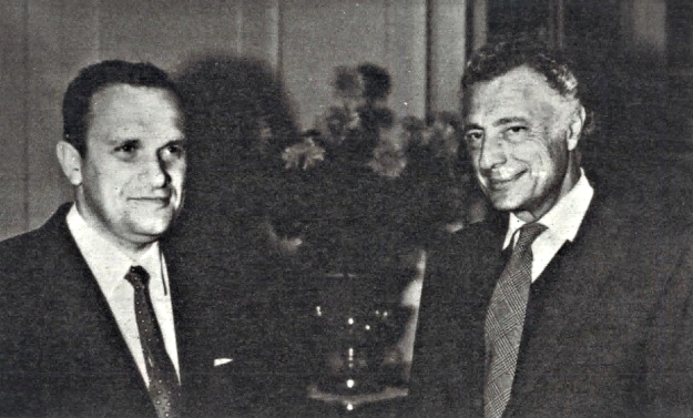   Prezes Fiata Giovanni Agnelli i Tadeusz Wrzaszczyk 