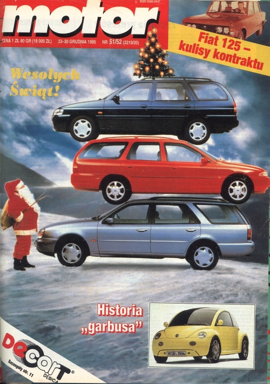 Motor numer 51-52 z 23 grudnia 1995 roku okladka