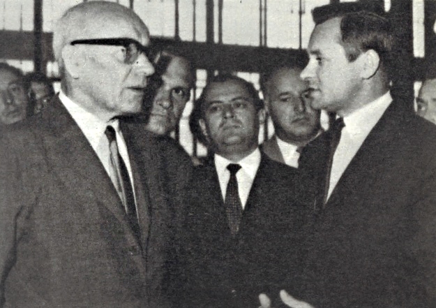 Władysław Gomułka wizyta w fabryce FSO
