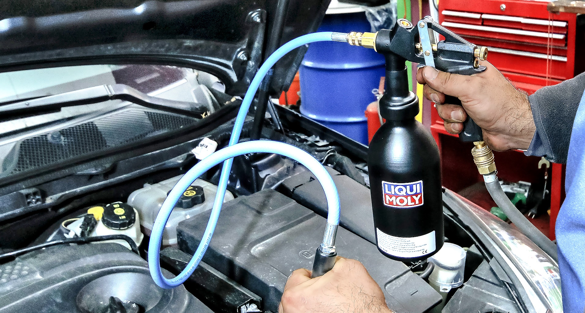 aplikowanie preparatu dpf