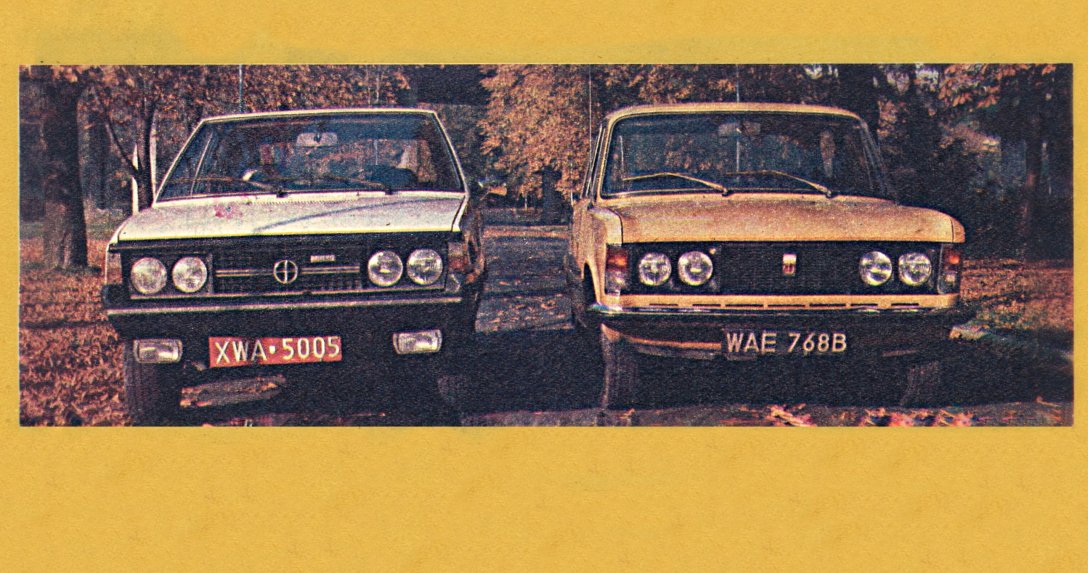 Polonez 1500 i Polski Fiat 125p 1500 przody