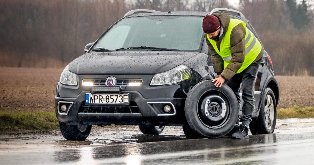 Test wkętrów uszczelniających oponę