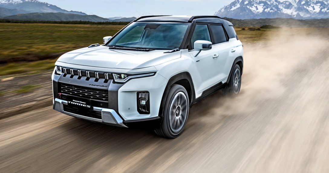 SsangYong torre – przód w ruchu