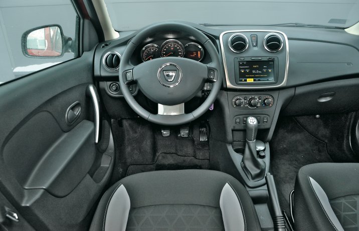 Dacia Sandero Stepway 1.5 dCi Laureate – deska rozdzielcza