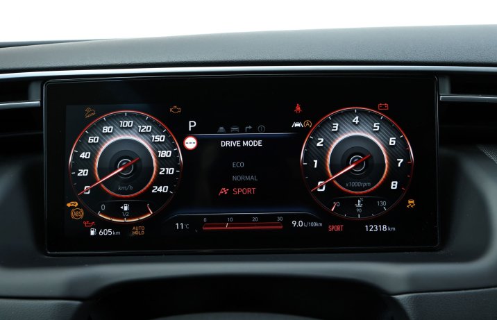 Hyundai Tucson - zegary