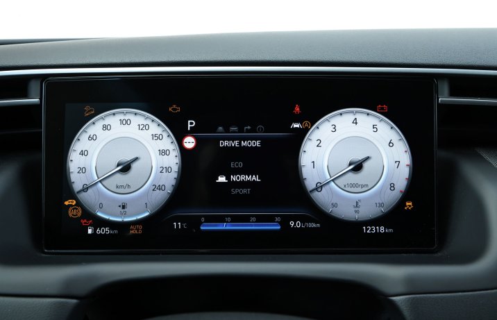 Hyundai Tucson - zegary