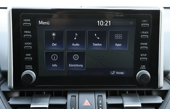 Toyota RAV4 - ekran centralny