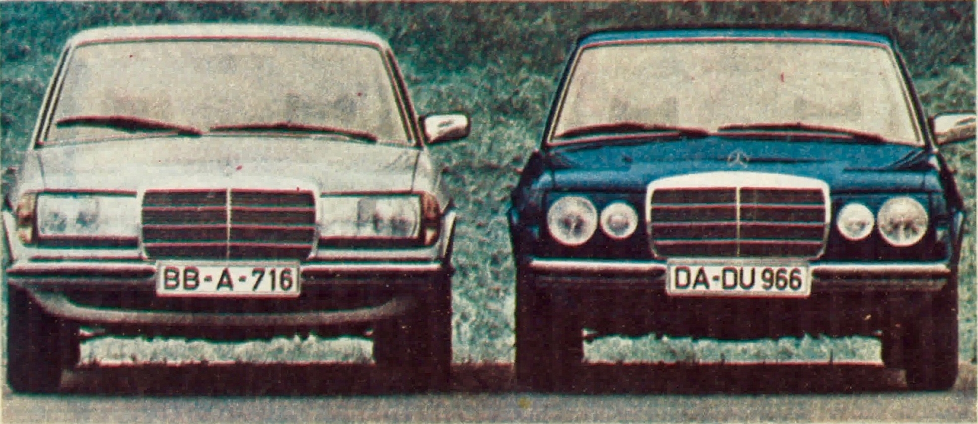 Mercedes W123 przody