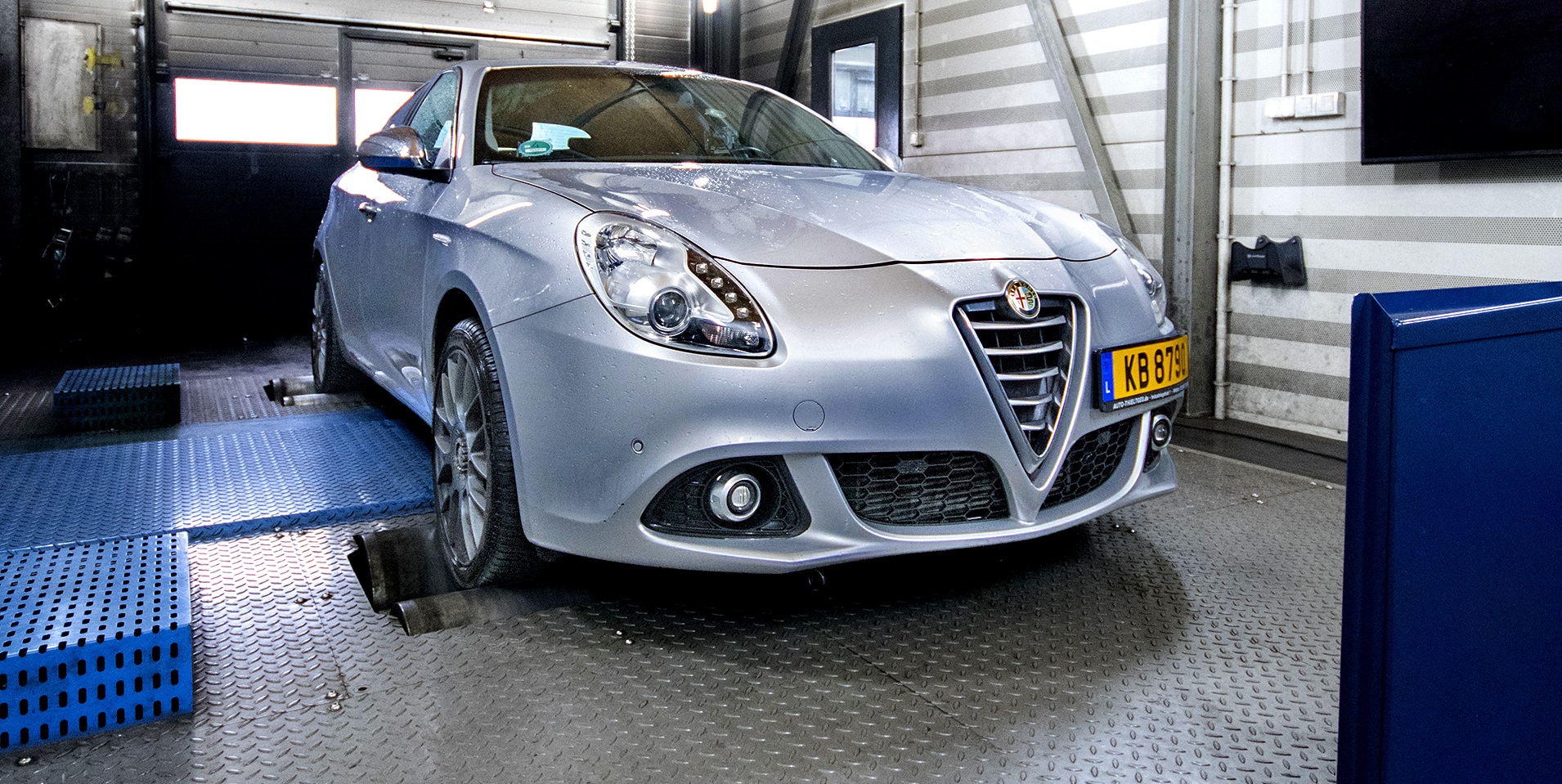 alfa romeo giulia na hamowni