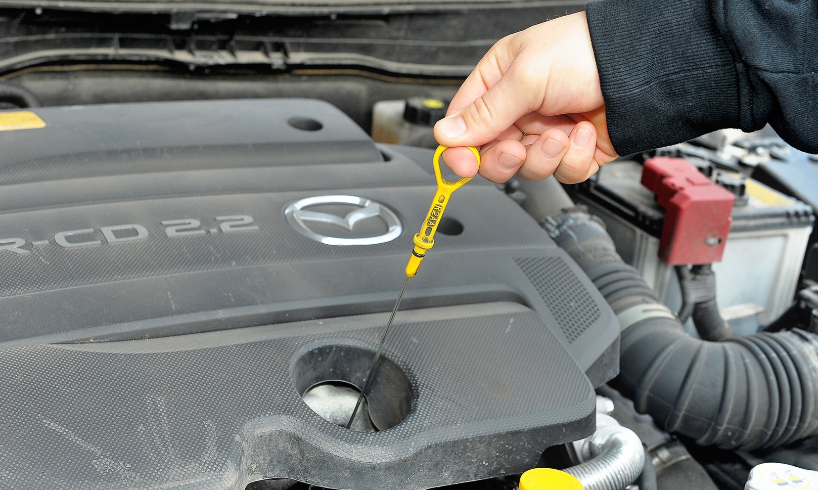 pomiar poziomu oleju