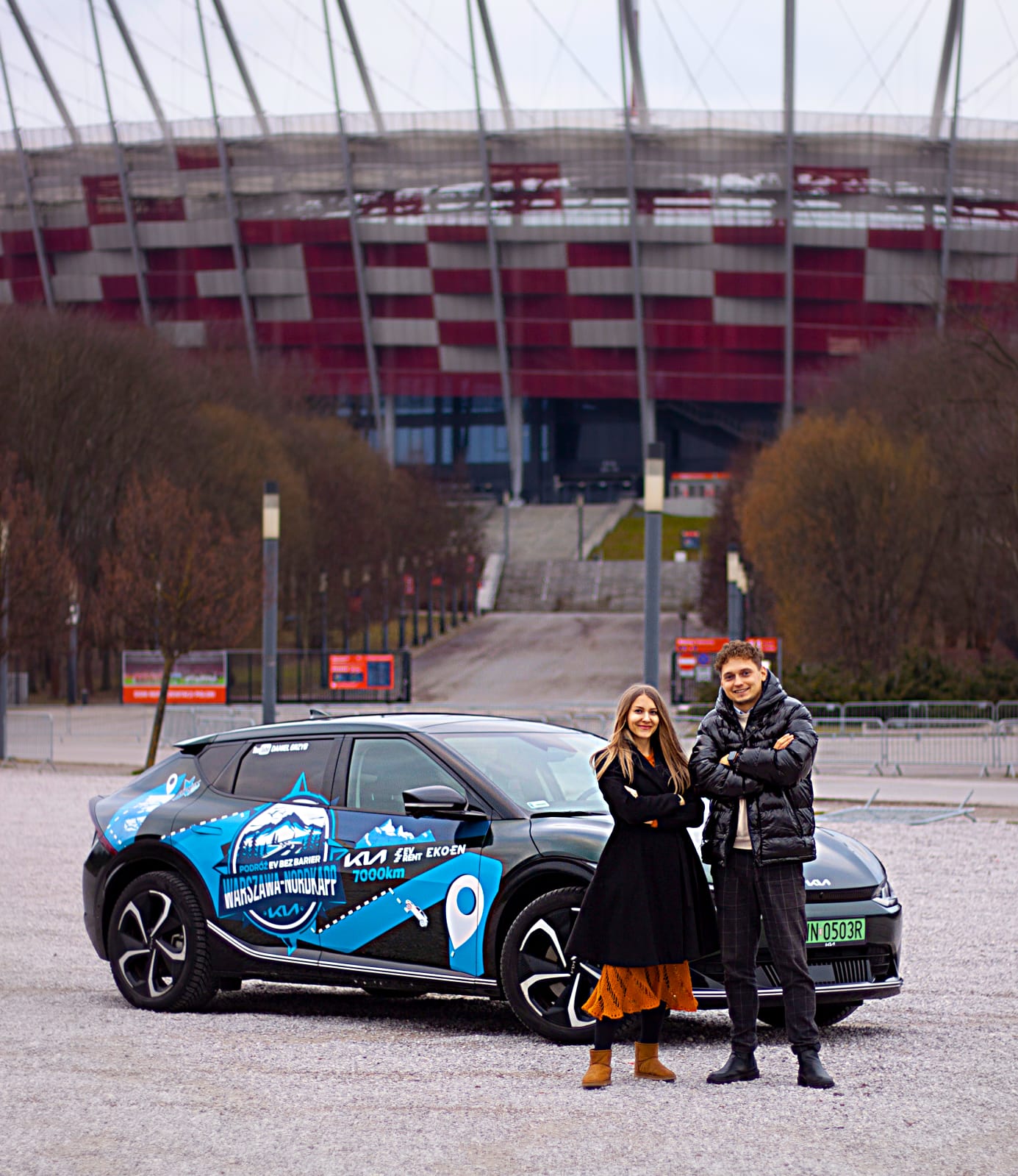 Kia EV6 wyprawa na Nordkapp Warszawa