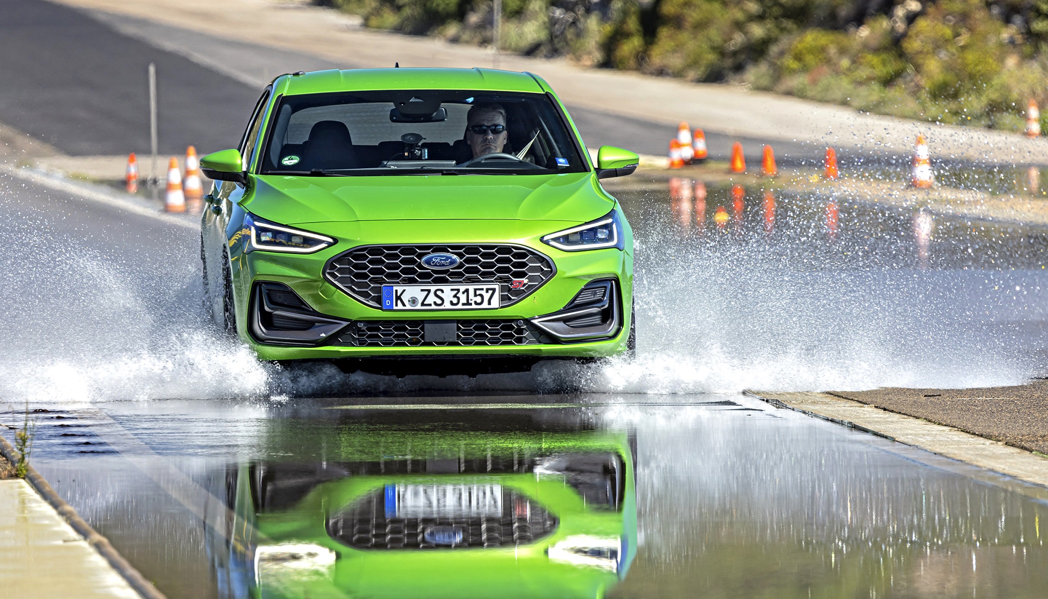 test opon letnich na mokrym