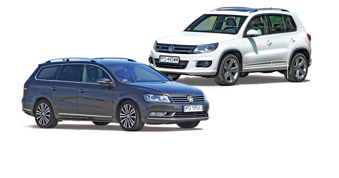 VW Passat i Tiguan