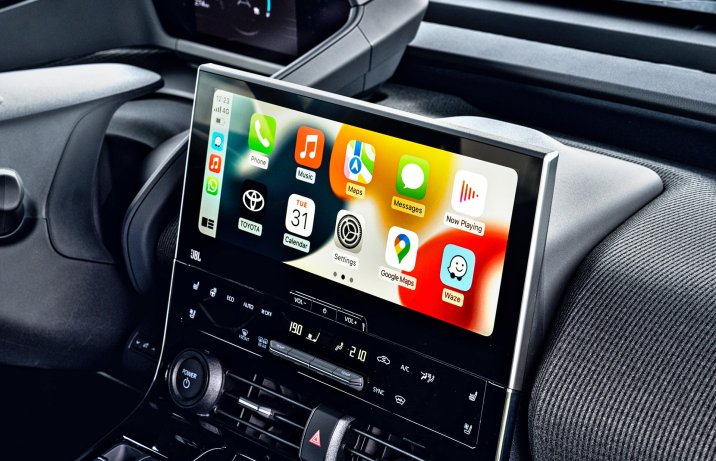 Toyota bZ4X – wyświetlacz centralny