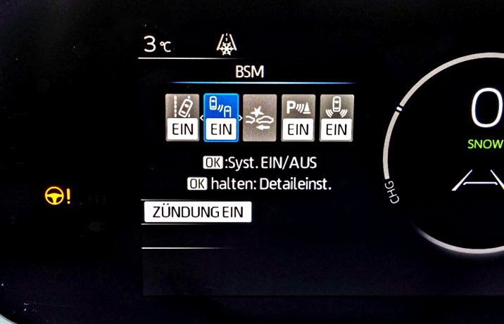 Toyota bZ4X – wyświetlacz przed kierowcą