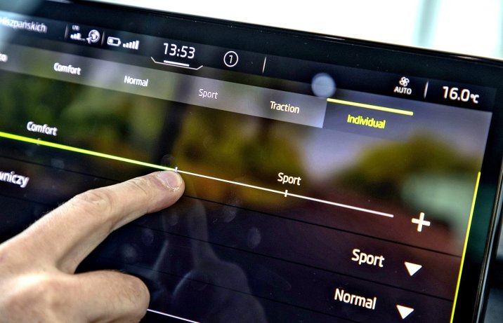 Skoda Enyaq Coupe RS iV – zawieszenie DCC