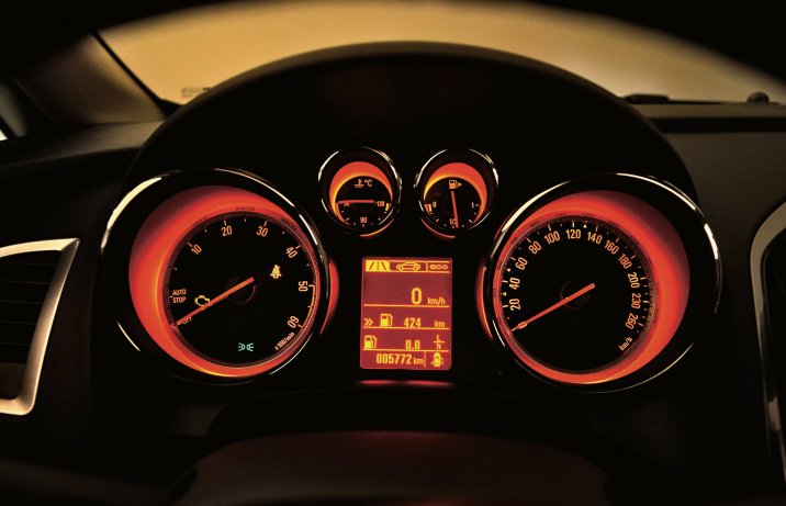 Opel Astra sedan 1.7 CDTI Executive – wskaźniki