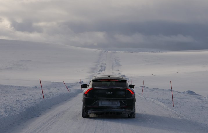 Kią EV6 na Nordkapp – Nordkapp