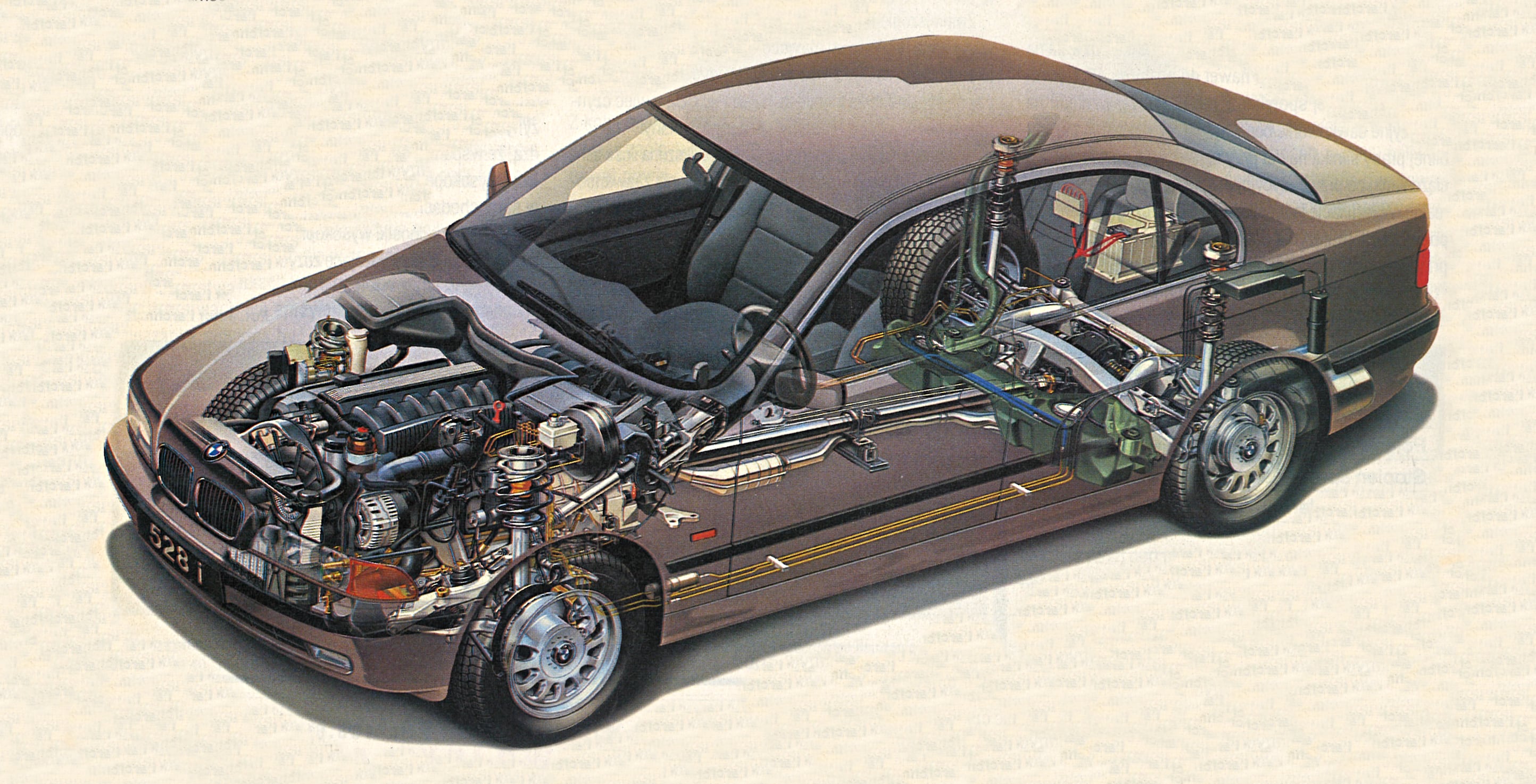 BMW serii 5 E39 przekrój