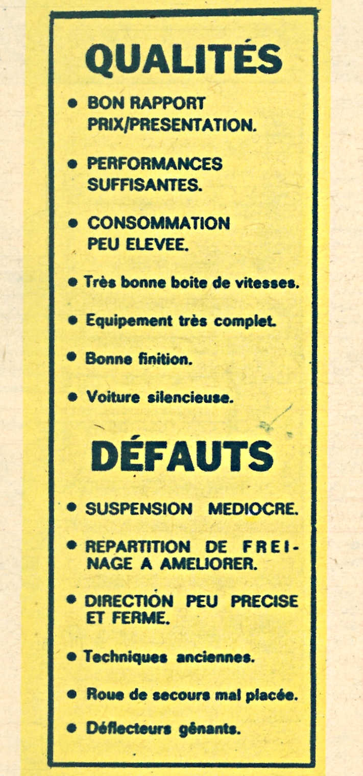 polski fiat 125 p zalety i wady w L’auto-Journal