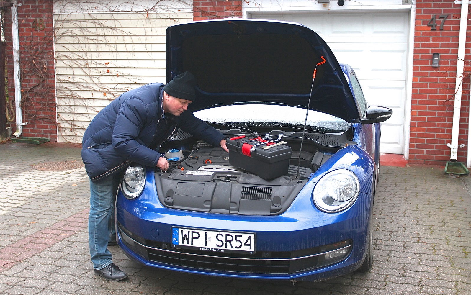 naprawa auta pod domem