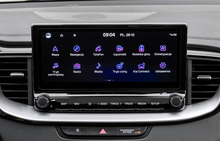 Kia XCeed - menu
