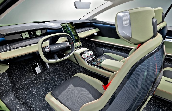 Skoda Vision 7S – wnętrze,
