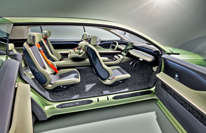 Skoda Vision 7S – wnętrze, fotele