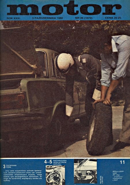 Motor numer 26 z 3 października 1982 roku okładka