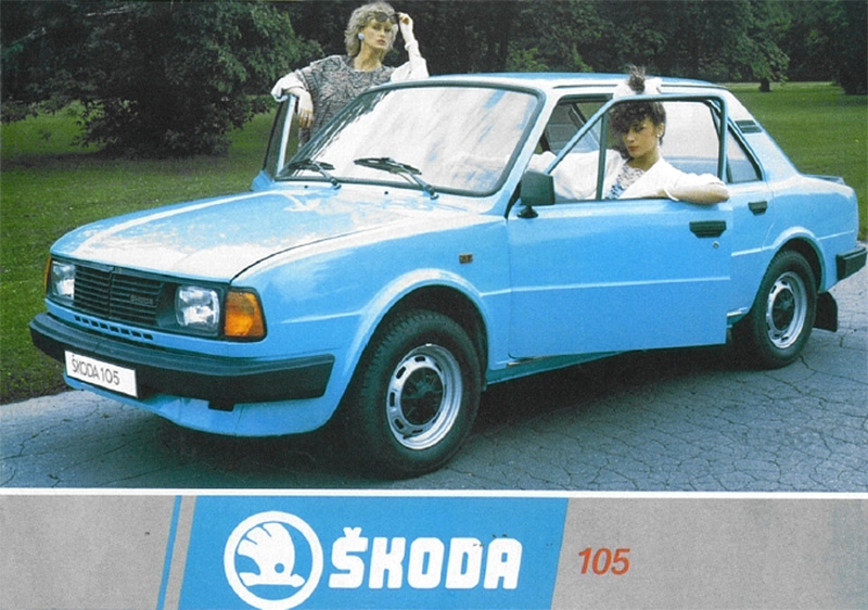 Skoda 105 zdjęcie reklama