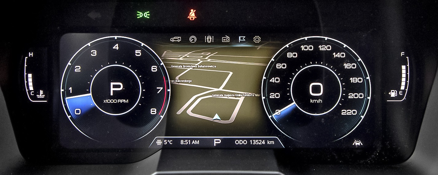 ssangyong konrando gaz ekran