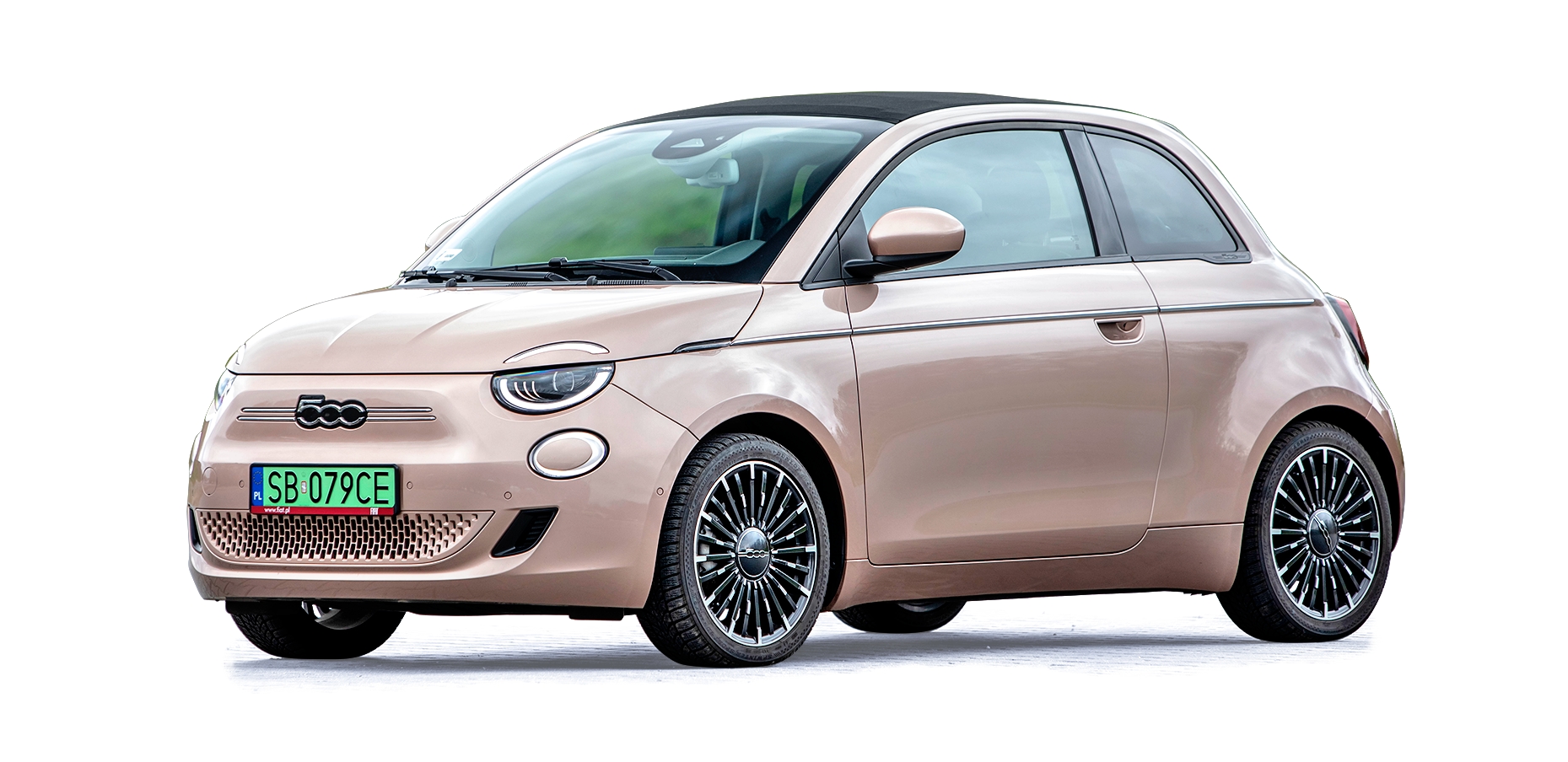 Fiat 500 elektryczny przód