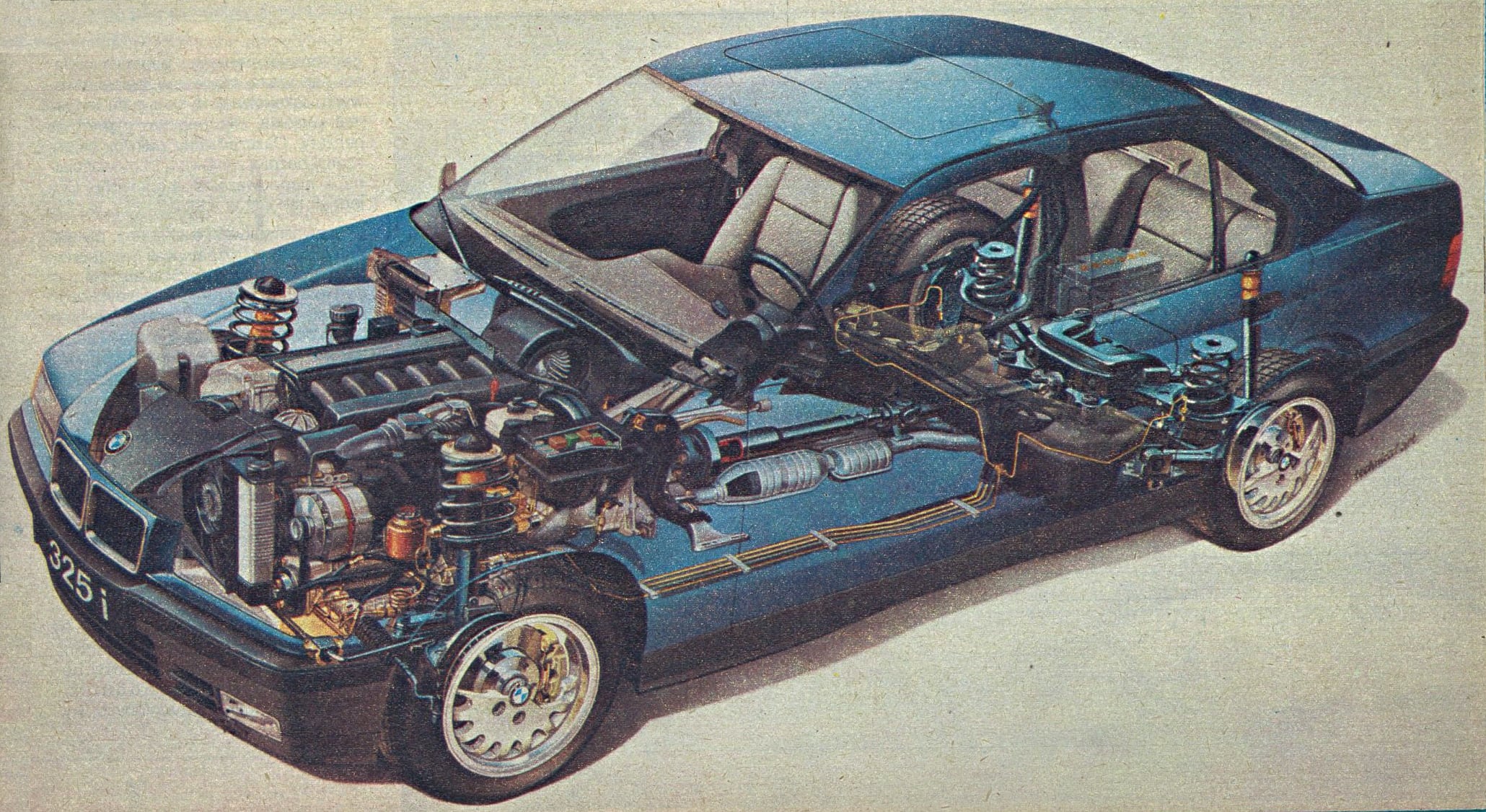 BMW serii-3 E36 przekrój