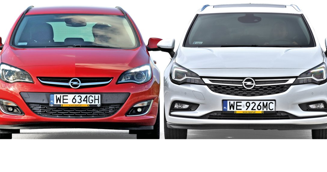 Opel Astra J i Astra K