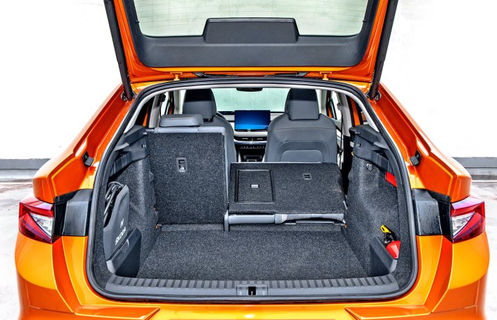 Skoda Enyaq Coupe – wnętrze, bagażnik