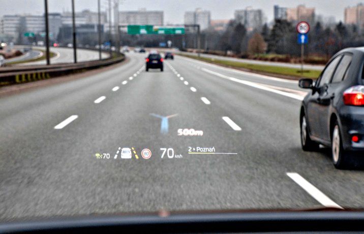 Skoda Enyaq Coupe – head-up-display
