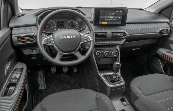 Dacia Sandero - kokpit