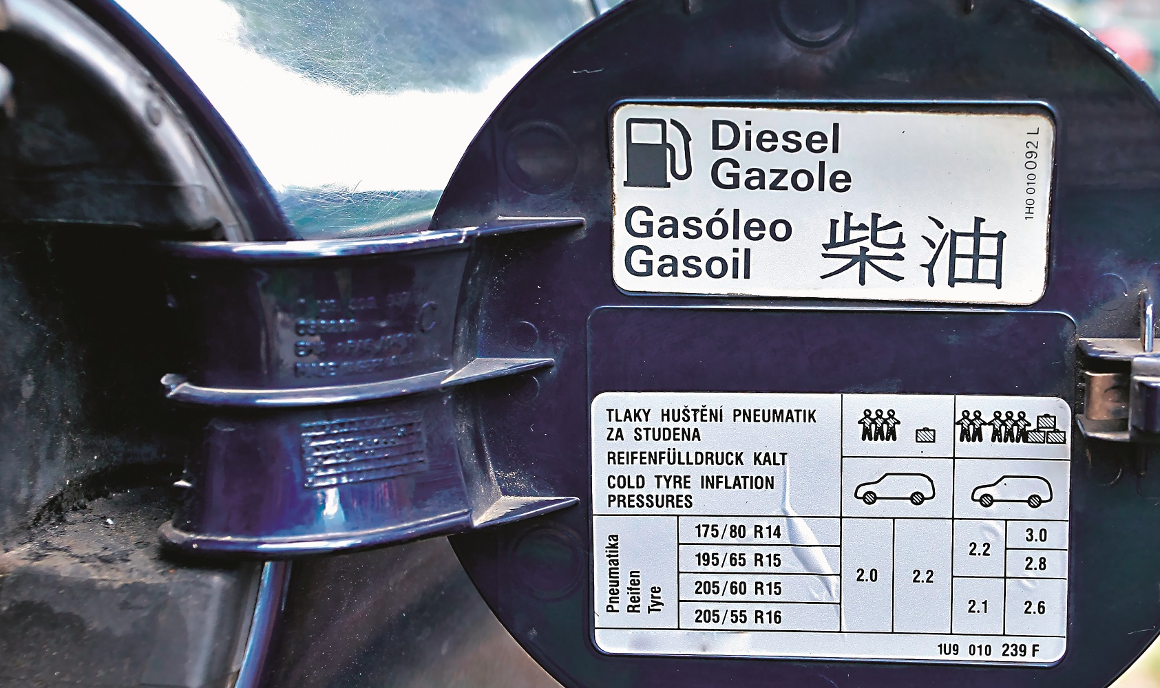 tabelka cisnienia opon