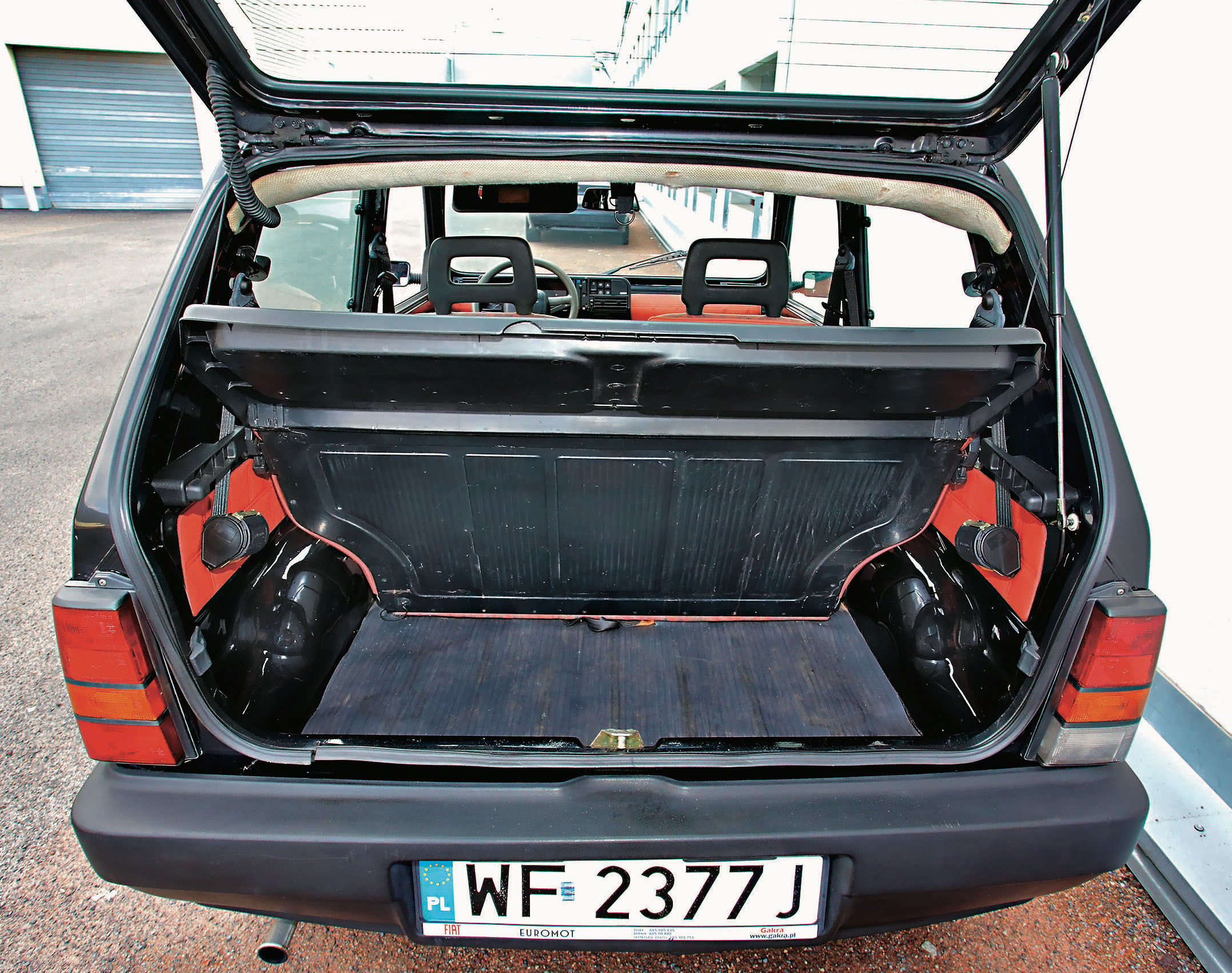 fiat panda pierwszej generacji bagażnik