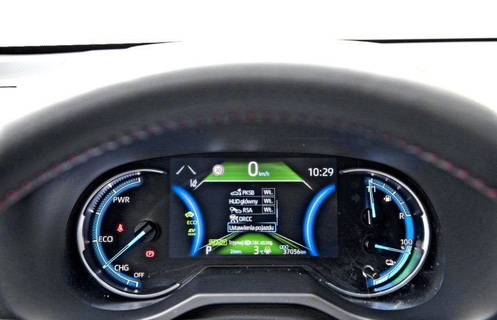 Toyota RAV4 Plug-in Hybrid AWD-i – wskaźniki