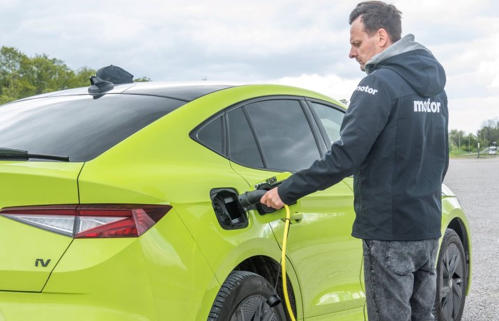 Skoda Enyaq Coupe - ładowanie