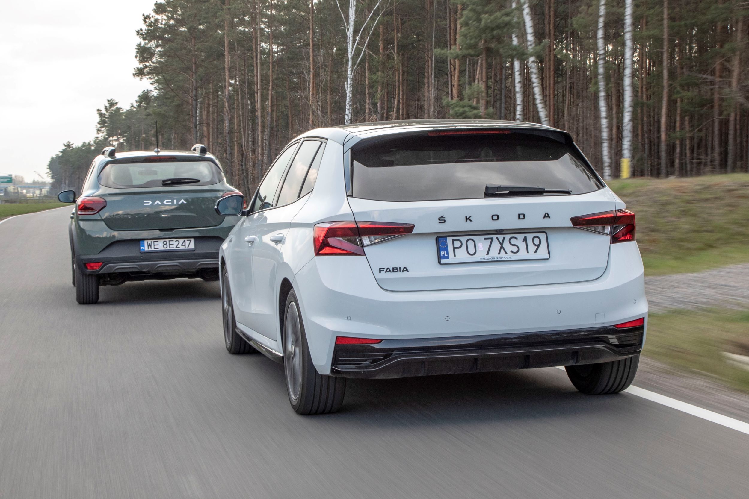 Dacia Sandero, Skoda Fabia 2