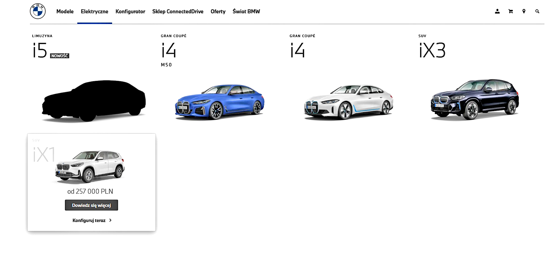 ceny nowych aut elektrycznych bmw