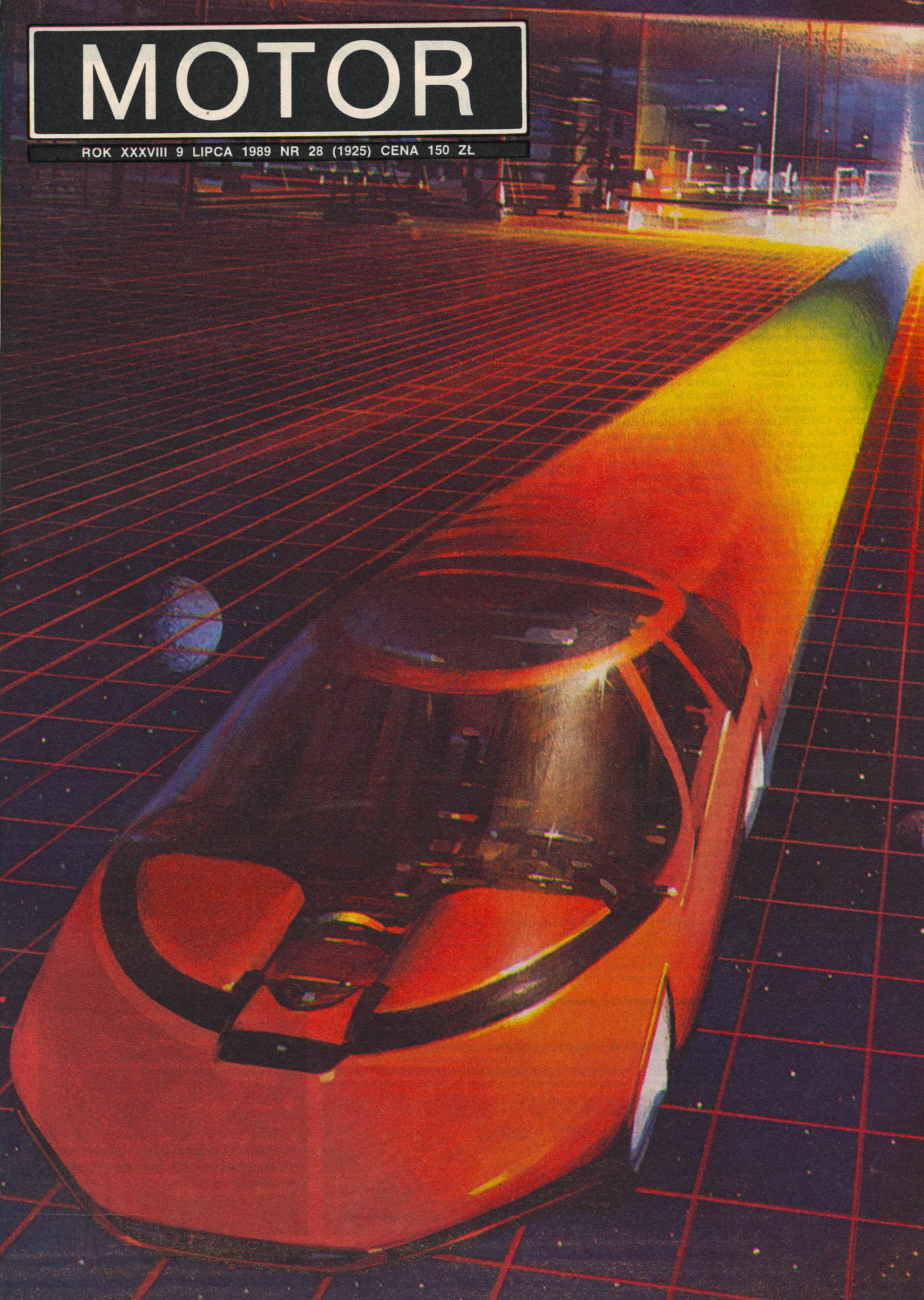 Motor nr 28 z 9 lipca 1989 roku okładka
